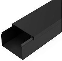 Кабель-канал Промрукав 60x40мм (2000мм) черный (уп. 18м.) картинка